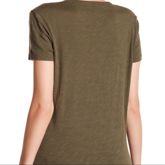 Madewell Olive Crewneck Pocket Tee - Picture 2 of 6